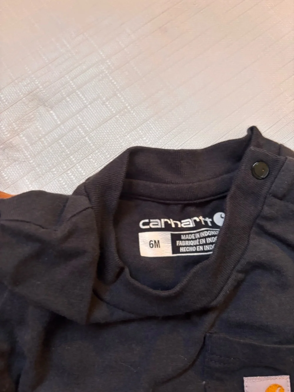 Carhartt Baby Short Sleeve Bodysuit bundle Brown & black - Picture 3 of 4